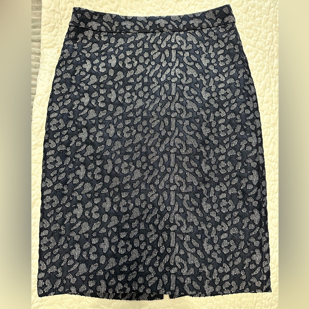 Banana Republic size 0 navy and white skirt